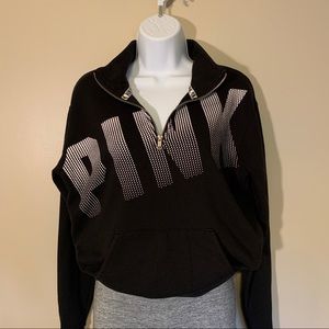 VS PINK quarter zip sweatshirt